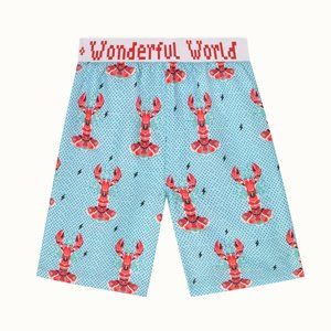 Cath Kidston "Lobster & Lightening Bolt" Board Shorts 5-6 Yrs NWOT